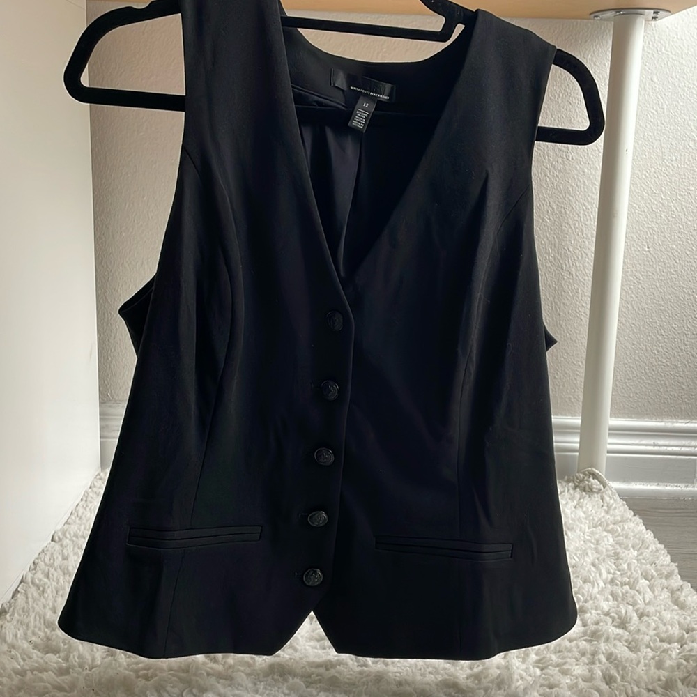 Button Front Vest size 12. Never worn